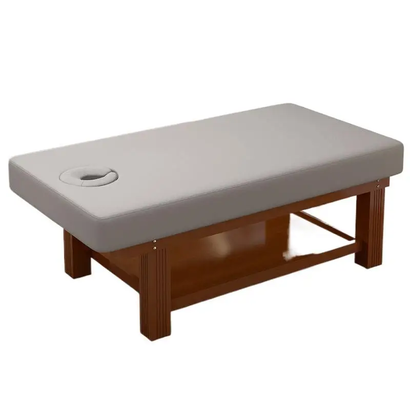 

Solid wood beauty salon special massage bed TCM massage bed High-grade physiotherapy beauty bed Ear tattoo embroidery eyelashes