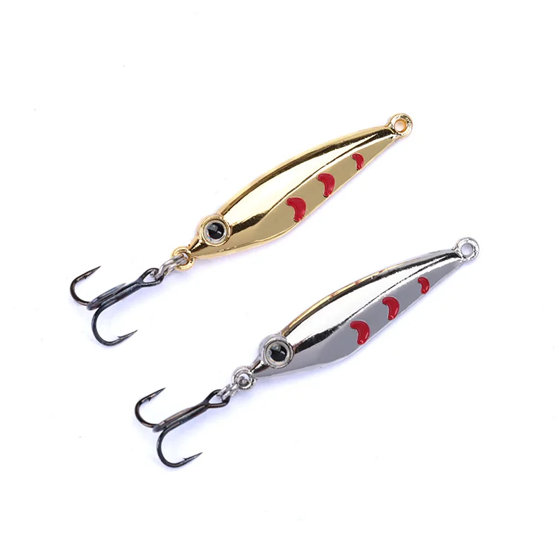 1 stücke Neue Metall Jigging Forelle Löffel Angeln Lockt Wobbler Spinner Köder Shads Pailletten Für Karpfen Angeln Pesca Iscas Artificiais