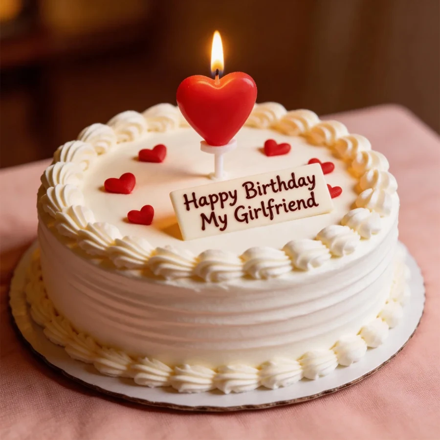 Creative Red Love Candle Cake Decoration Colorful Pentagram Candle Heart Shaped Star Birthday Candle Valentine's Day Decoration