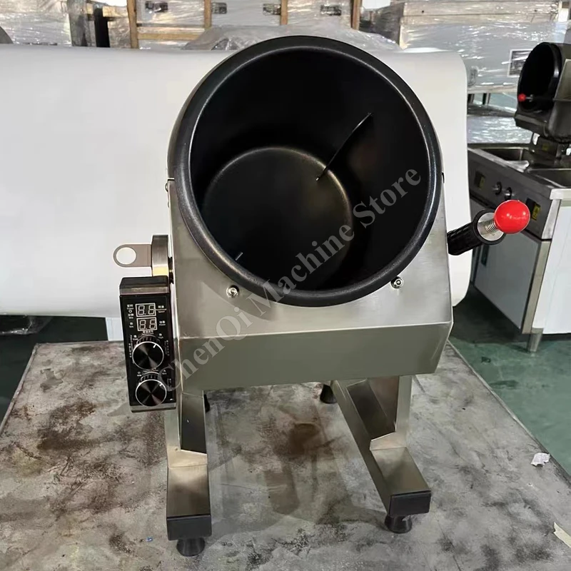 ماكينة طهي الطعام روبوت أوتوماتيكي 4500 وات مطعم الوجبات السريعة مقلي الأرز ووك ذكي تحريك فراي روبوت الطبخ