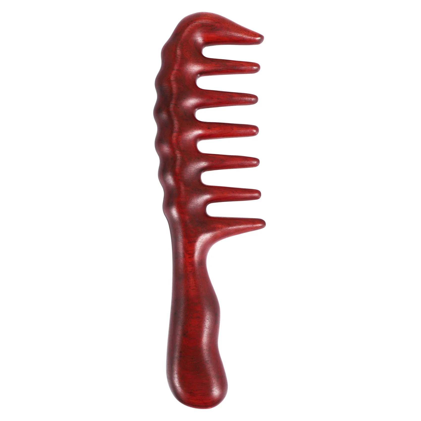 Haarkamm zum Entwirren-breiter Zahnholzkamm für lockiges Haar-kein statischer natürlicher Holz sandelholz kamm