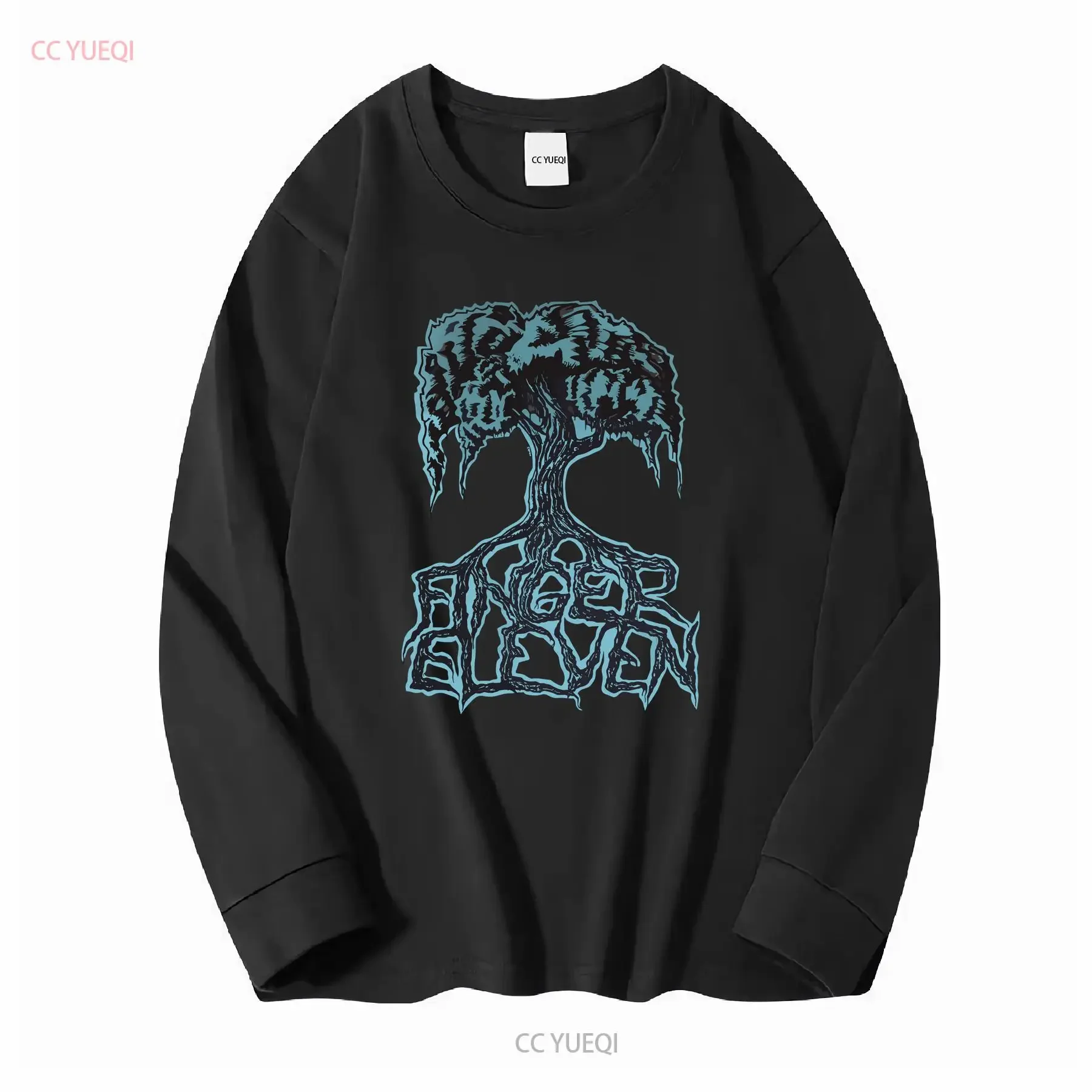 FINGER ELEVEN OFFICIAL OLD STOCK MERCH BAND CONCERT MUSIC T SHIRT MEDIUM long sleeves vintage Washed designer clothes Casual