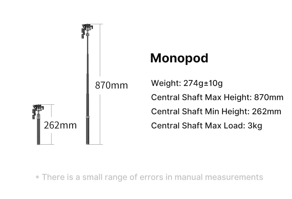 Ulanzi MT-63 26 cm tragbares Mini-Stativ mit 360 ° Horizontaler und vertikaler Panoramakopf für Smartphones-Kameras – Detail 16