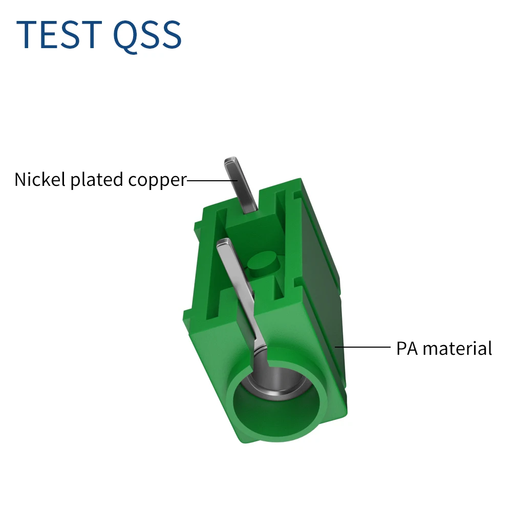 QSS  2PCS 4MM Socket Banana Plug Two Pins PCB Installation Circuit Board Socket M4 60V 24A Q.40024