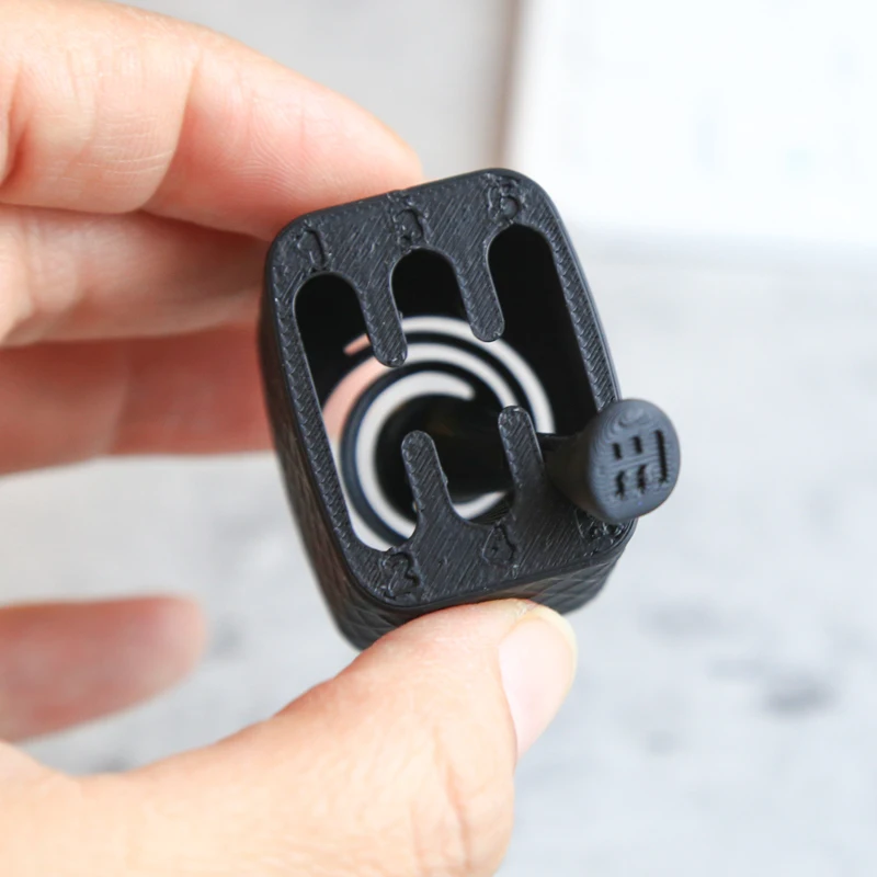 Drukowany w 3D manurowy dźwignia zmiany biegów, ozdobny brelok do kluczy, zabawka, ozdoba na biurko, model manurowej dźwigni zmiany biegów, zabawka antystresowa.