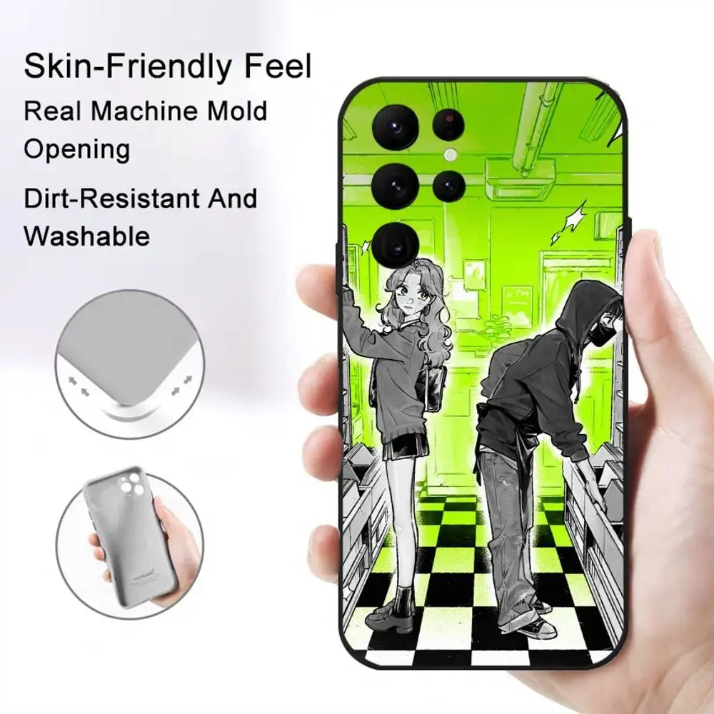 A-Aya 0-0osawa K-Koga M-Mitsuki أنيمي جراب هاتف للهاتف S سلسلة S20 S21 S22 S23 S24 FE Plus Ultra TPU لينة إلى الجلد ودية