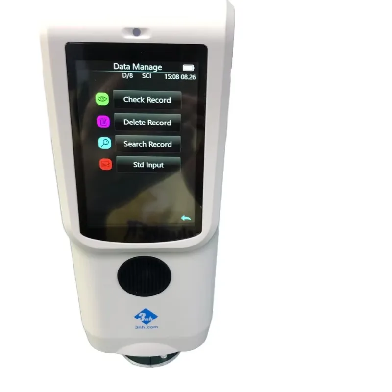 3nh Ts7010 مقياس الطيف الضوئي الرقمي تحليل الألوان لأداة قياس الألوان لاختبار الورق والبلاستيك