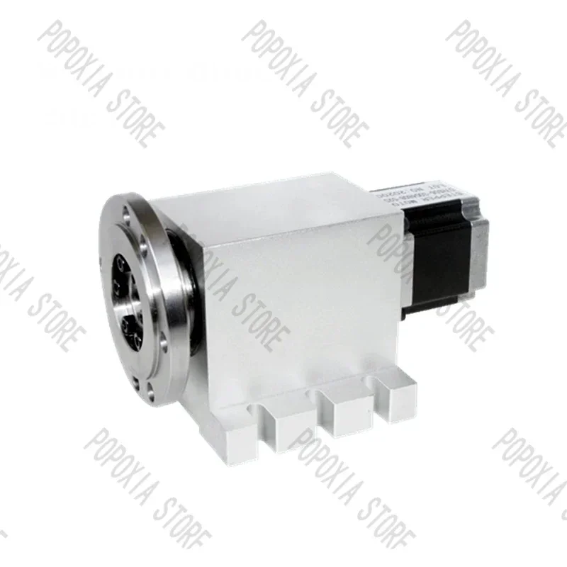 

Harmonicgear retarder 4th A rotary axis dividing head 80/100mm 3/4 Jaw chuck for Mini CNC router machine