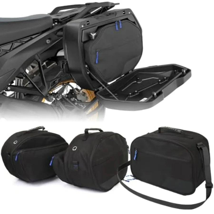 

Водонепроницаемые внутренние сумки-кофры для мотоциклов BMW R1300GS 2023-2025: Вместительные, расширяемые, для хранения багажа