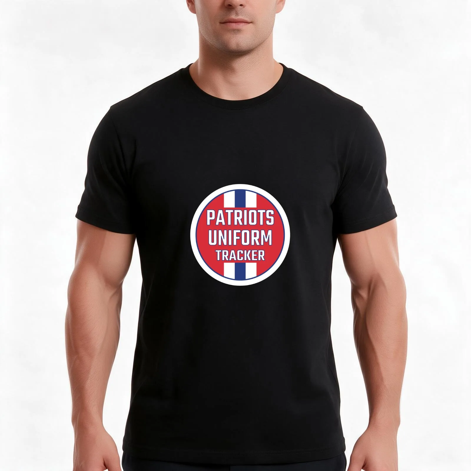Patriots Uniform Tracker Throwback Logo T-Shirt Summer Casual Cotton Tee Oversized Streetwear Tops Vintage Graphic Print