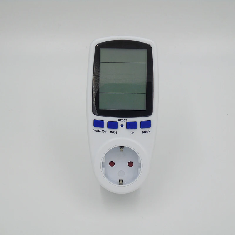 EU Plug Digital Voltage Wattmeter Power Meter Consumption Watt Energy KWh Socket 220V 230V AC Electricity Fees Analyzer Monitor