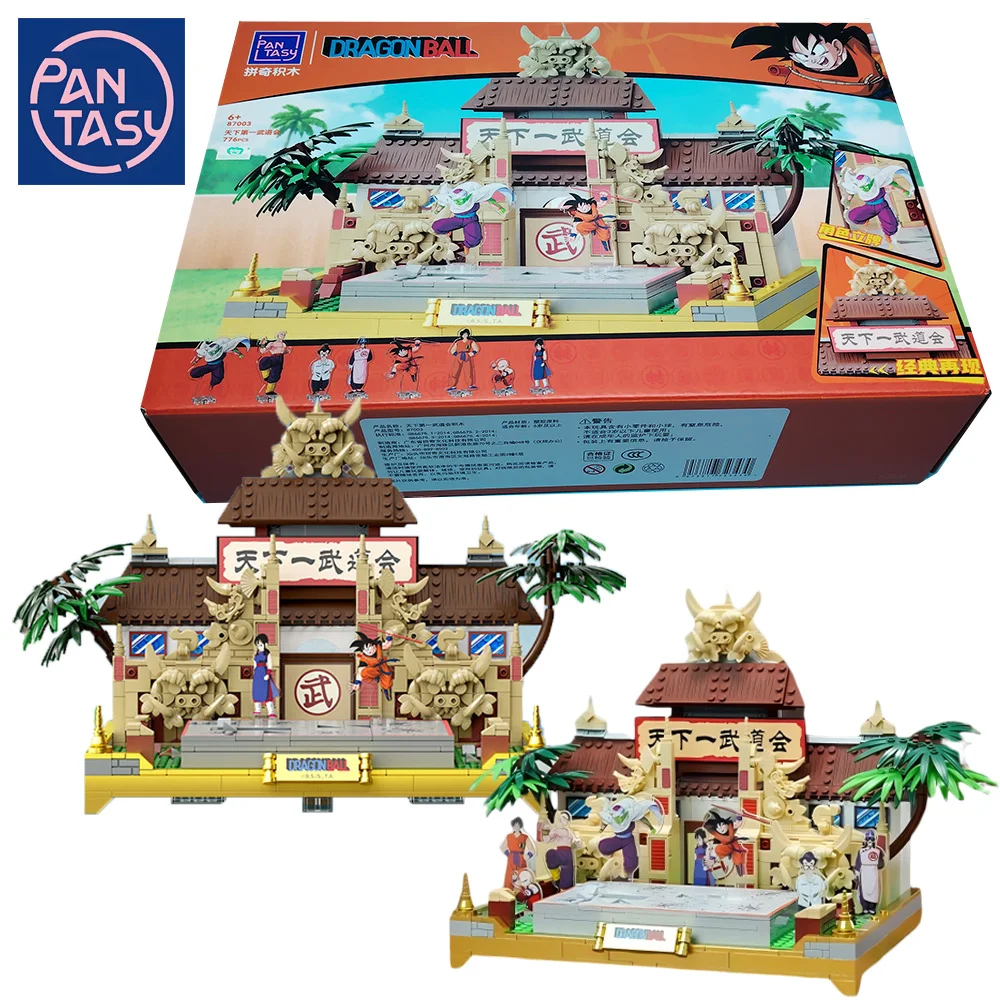 

Original Pantasy Dragon Ball Building Blocks Krillin Chichi Anime Peripheral Figurines Shelf Decor Charming Gifts for Teens