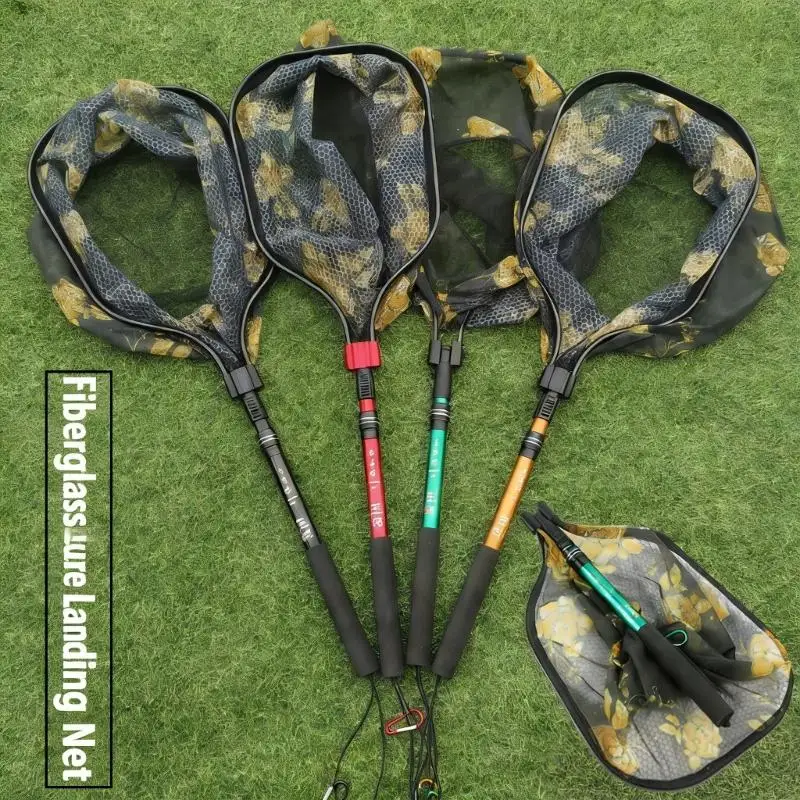 

Тонкий и прочный подсак с выдвижной ручкой и складывающейся транспортабельной функцией для рыболовов