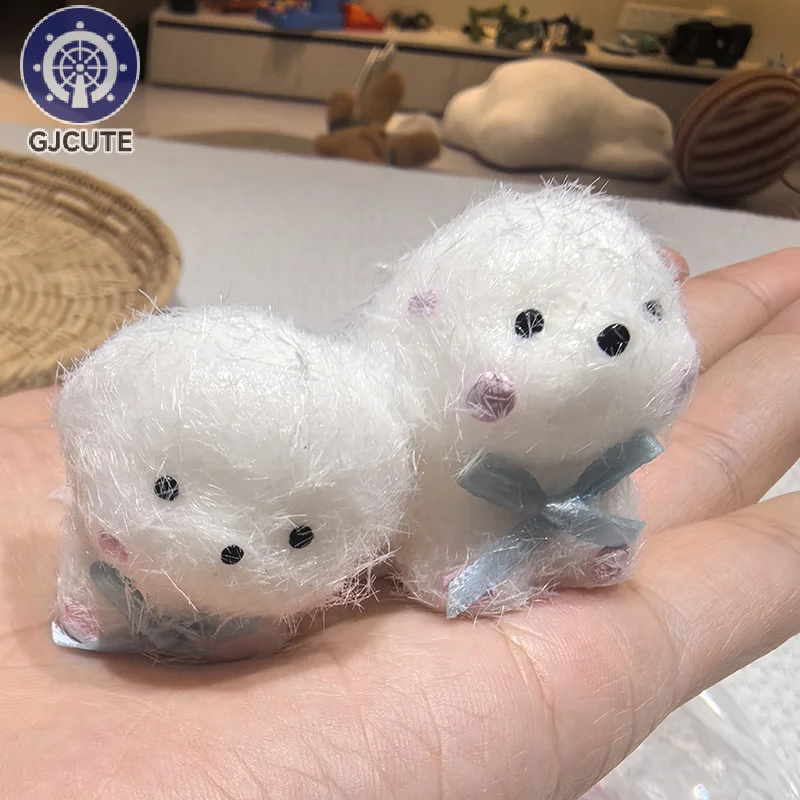 1PC Squishy Toys New Kawaii Mini Puppy Lamb Handmade Silicone Pinch Squeeze Props Adult Children Birthday Gift