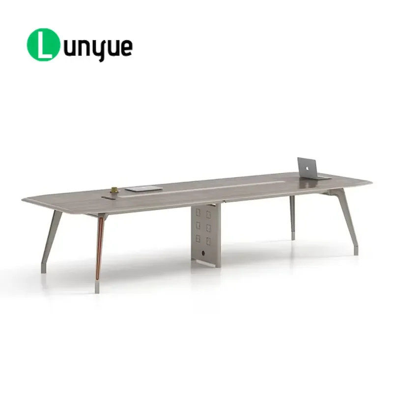Modern Large Conference Table 8 10 12 16 Person Seats Office Meeting Desk Boardroom Furniture for Business Negotiation
