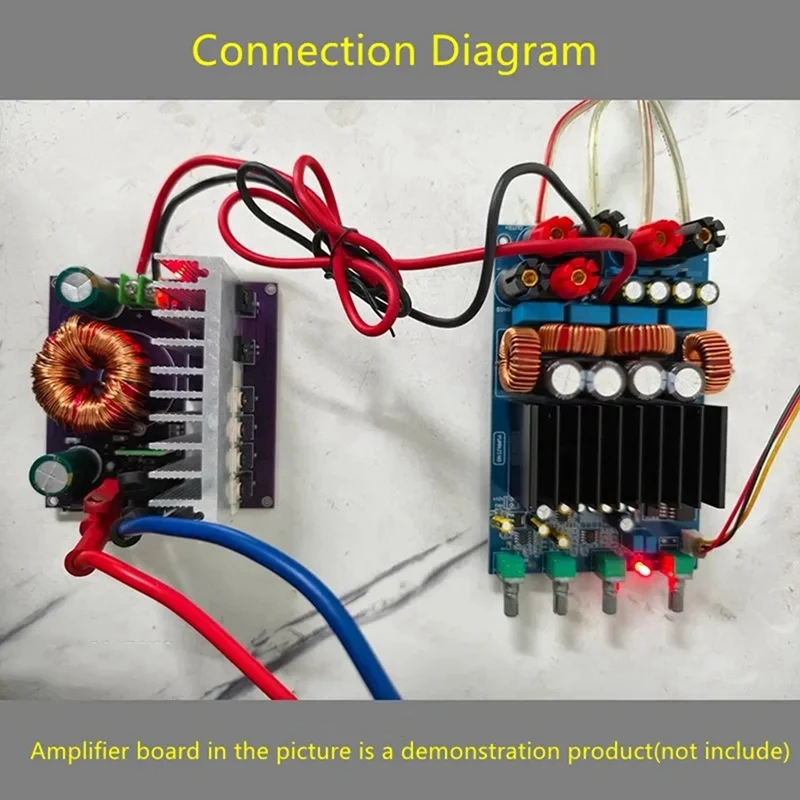 600W High-Power Amplifiers Boost Power Supply Board Speaker Amplifier Board 12V To 45V 48V 50V For Tpa3255 Tas5630 Board