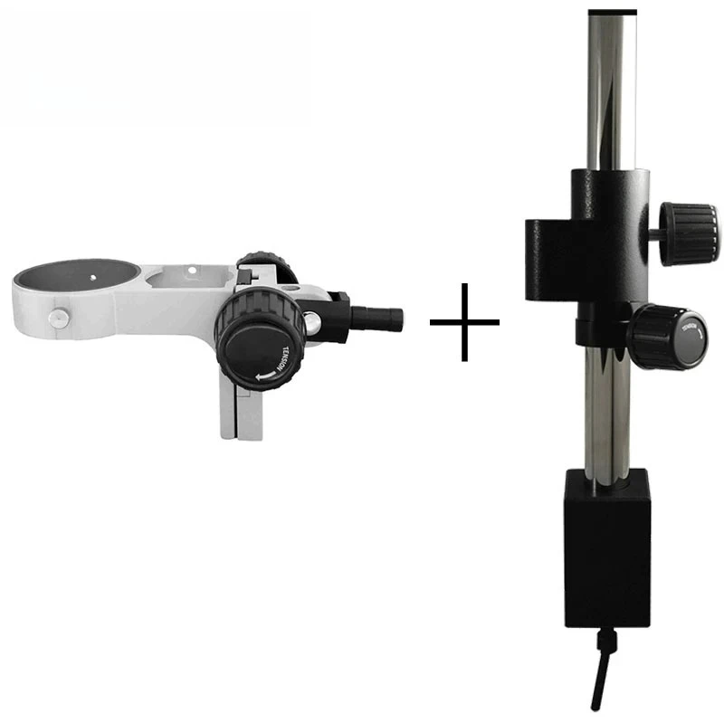 ZJ-701 Clamp Universal Microscope Stand, Adjustable Boom Arm Bracket for Industrial Lab Use