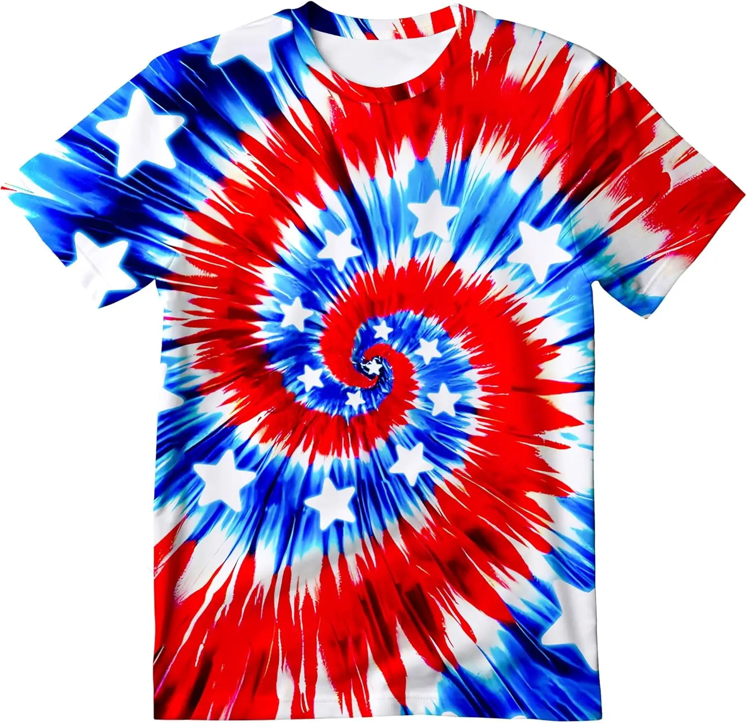 Nouveau T-shirt 3D néon amusant, T-shirt de rue personnalisé éblouissant et captivant, haut à manches courtes tendance pour hommes et femmes
