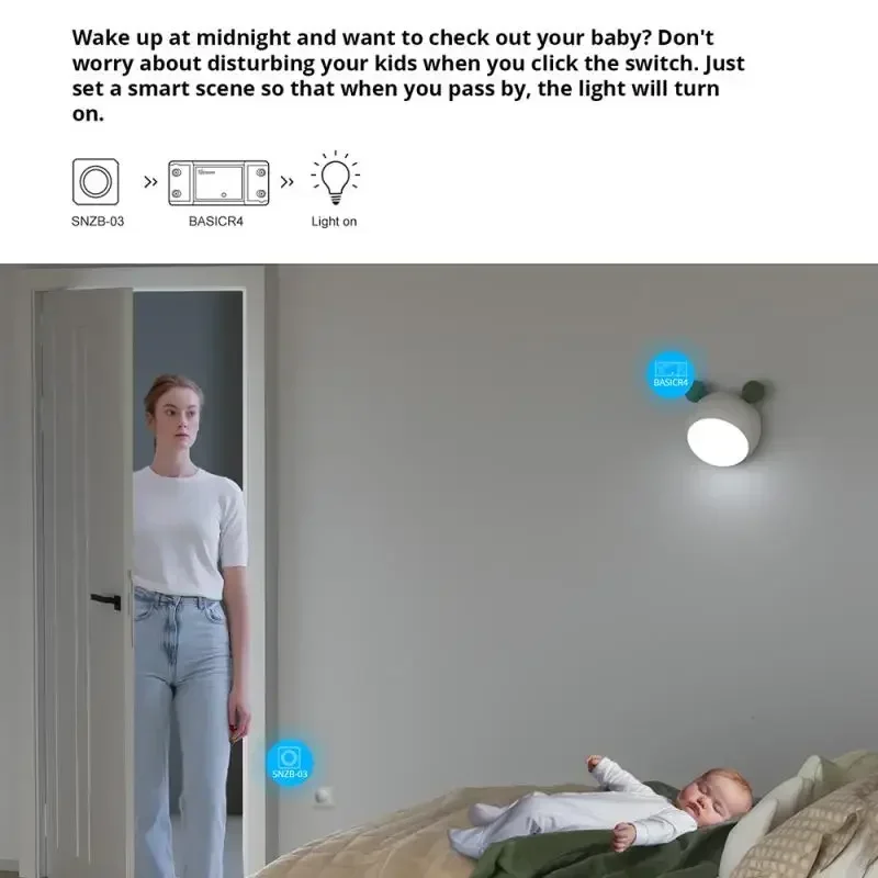 SONOFF BASICR4 Wifi Switch Smart Home Relay Light Switch Universal Breaker Timer eWeLink Remote Control Alexa Alice Google Home