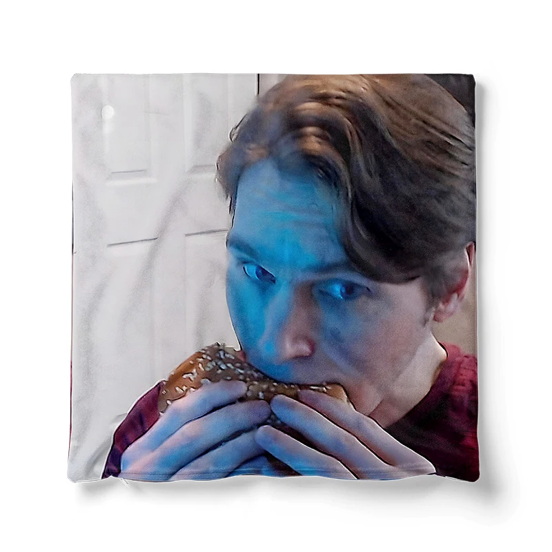 Gaslight Gatekeep Girlboss Jerma Hamburger fodere per cuscini federe per divano divano camera da letto 45cm x 45cm