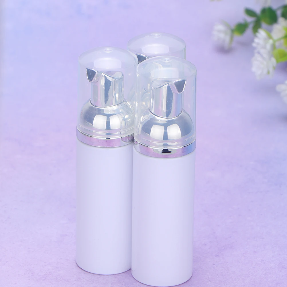 

6pcs 50Ml Foam Pump Bottle Sturdy Dispenser Portable Travel Refillable Container For Body Wash Shampoo Hand Soap