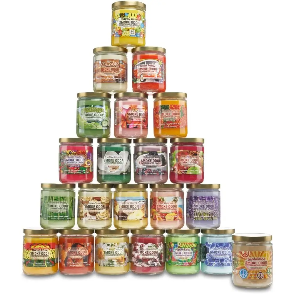 Paquete Grande de Velas Aromáticas para Eliminar el Humo y los Olores de Cocina - 12 Unidades con Aromas Surtidos