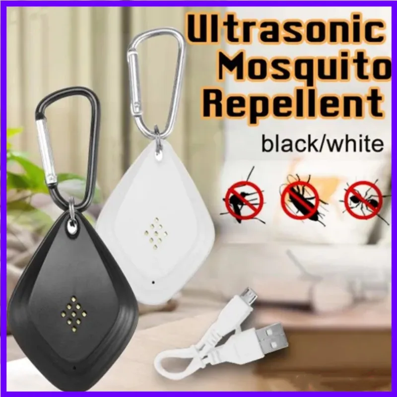 Ultrasonic Mosquito Repeller Electronic Insect Pest Control Killer Indoor Outdoor Travel Camping Anti-Bite for Home Patio