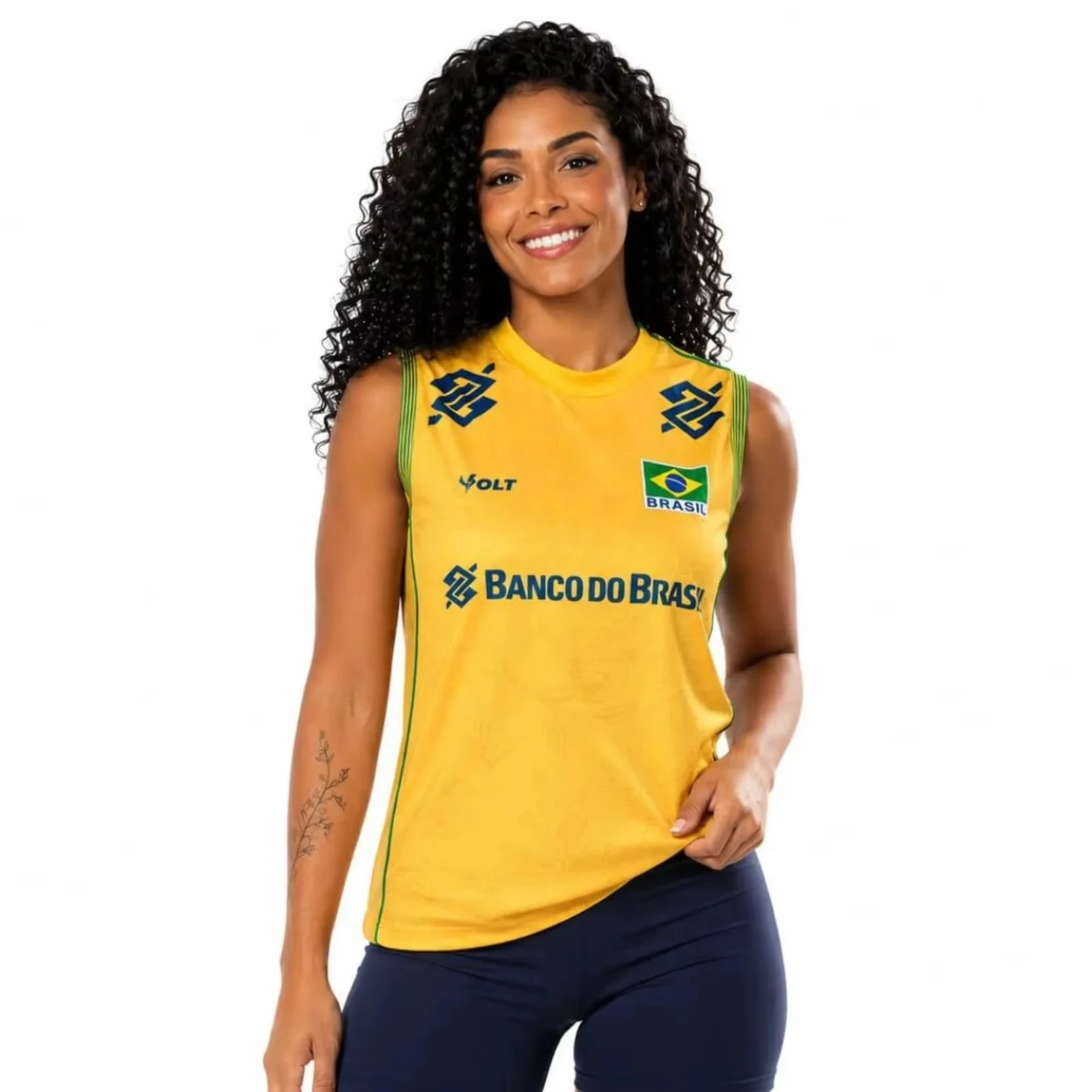New Oversized Brazil Volleyball Sleeveless Jersey Breathable Athletic Tank Top Y2K Streetwear Sports Casual Tee Family Matching