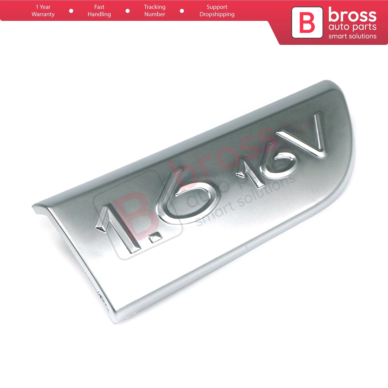 

BSP563-2 Chrome 1.6 16V Badge Monogram Emblem 8200209130 Right Door Moulding Badge For Megane MK2 2002-2008 Scenic MK2 2003-2009