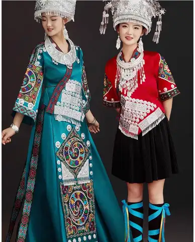 New Ethnic Minority Clothing Women's Traditional Miao Clothing Guizhou