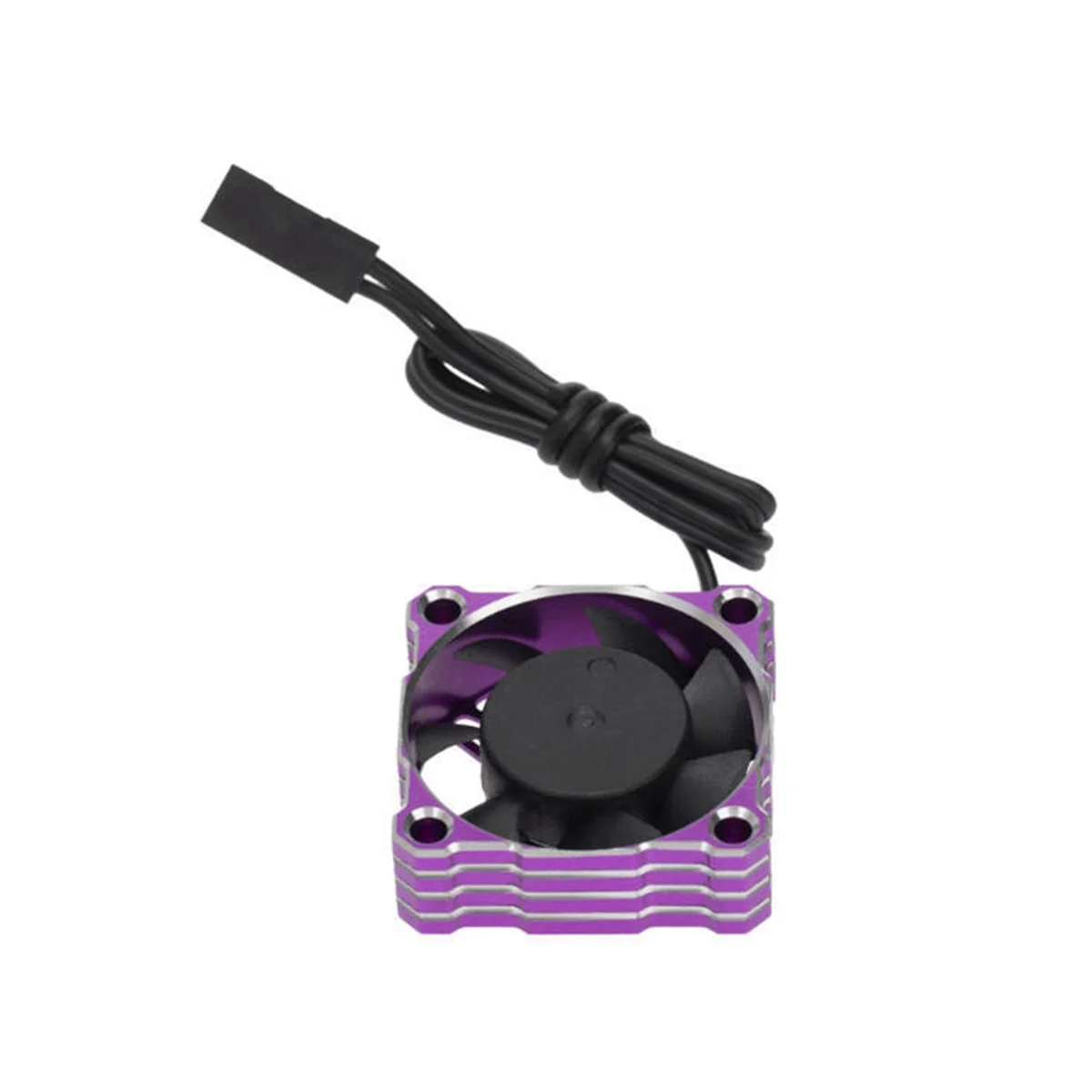 30mmx30mm 25000RPM High Speed Metal Cooling Fan for 1/8 1/10 1/12 ARRMA Traxxas HSP HPI Redcat Wltoys RC Car,Purple