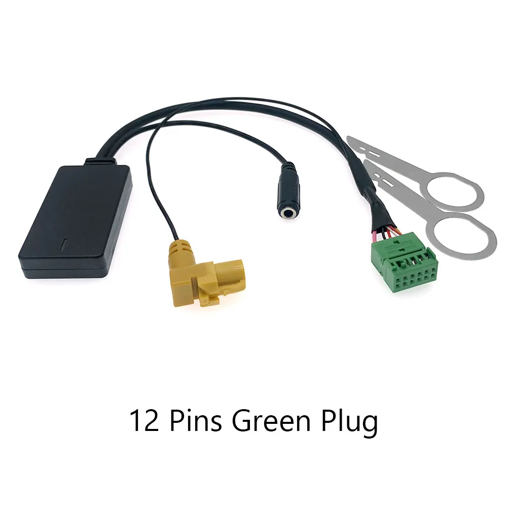 12Pin Car MMI 3G Bluetooth AUX AMI Multimedia Bluetooth 5.0 Adapter Audio Cable Microphone Handsfree for AUDI A4 A5 A6 Q5 Q7 S5 view 3