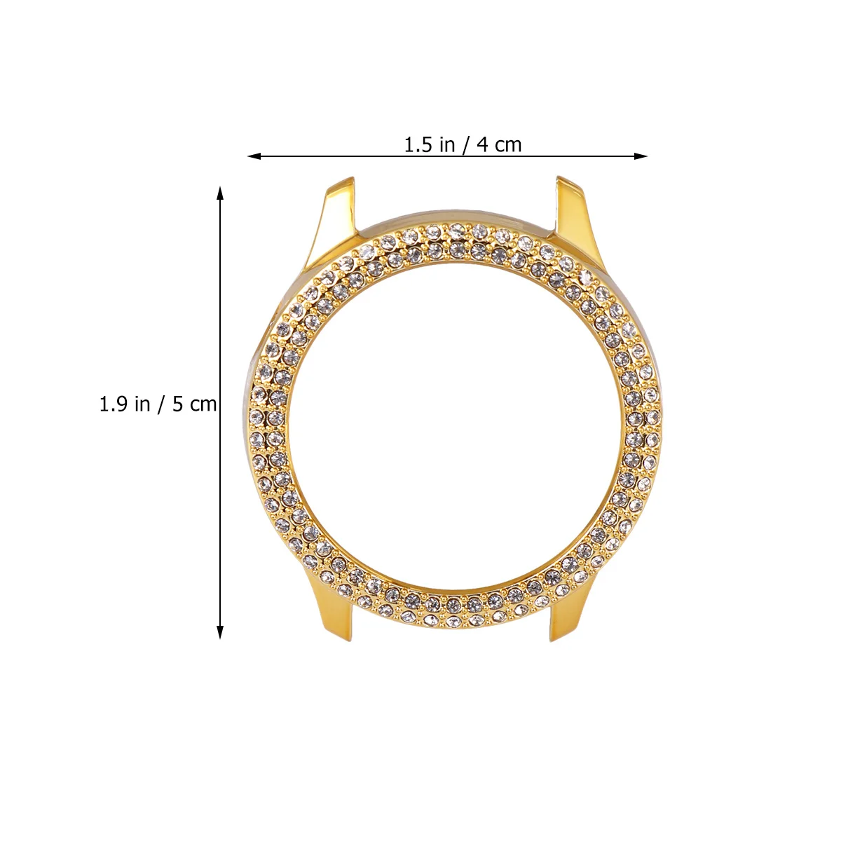 حافظة واقية أنيقة لساعة Active 2 40 مم إطار ساعة ذهبي متين ملحقات حماية إبداعية للخدش
