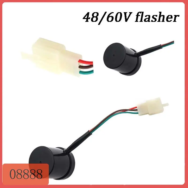 Suitable for electric two wheeler electric three wheeler flash relay accessories 48V 60V flash relay