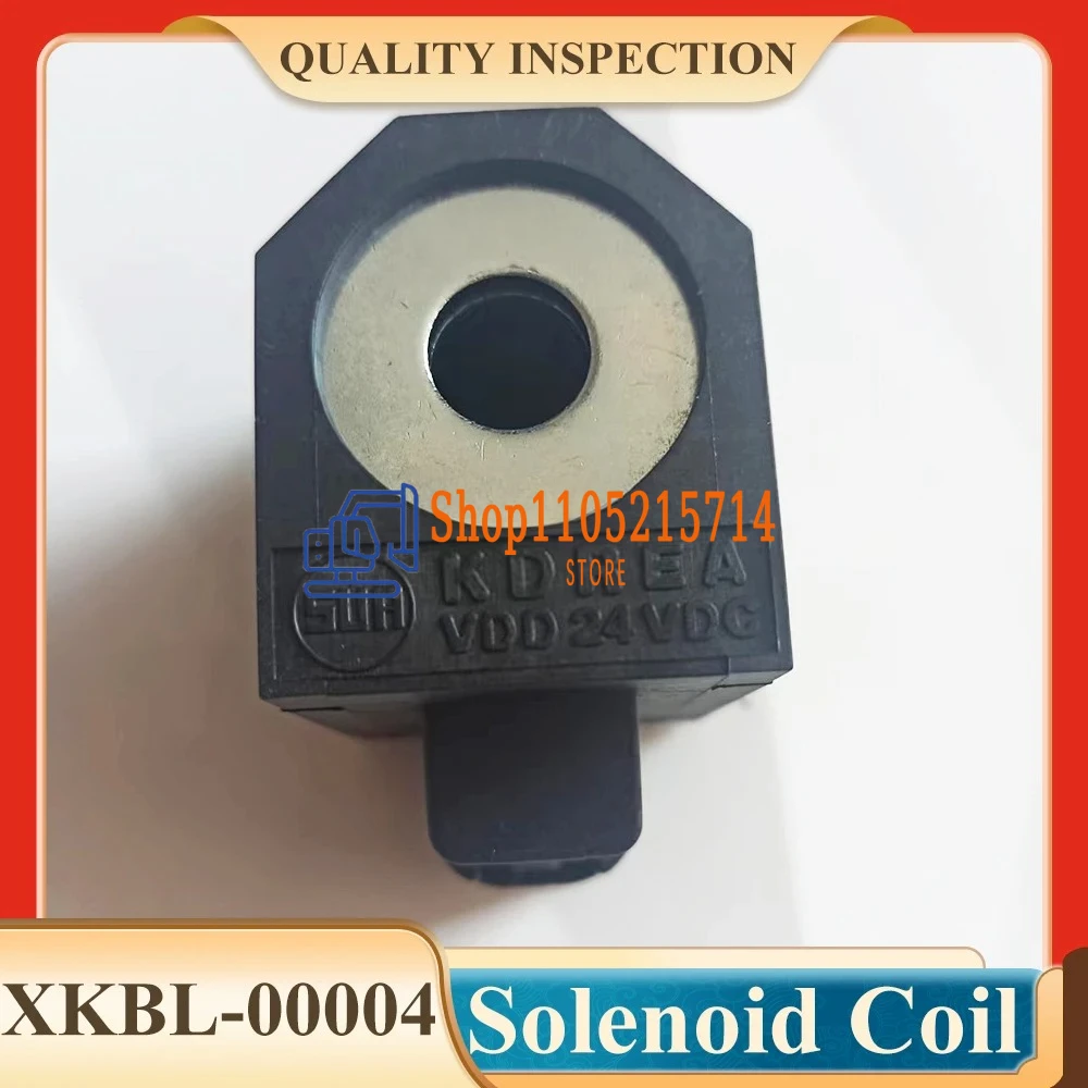 Solenoid Valve Coil 24V XKBL-00004 R110-7 R200W-7 R210W-9 Excavator Spare Parts