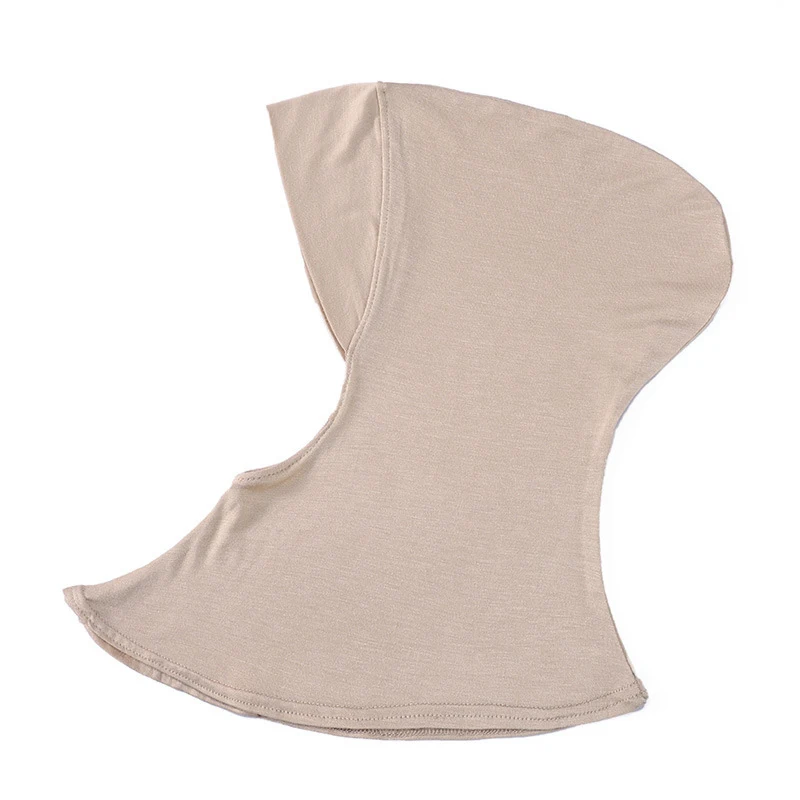 Bereit zum Tragen einer Innenkappe, Hijab für Frauen, muslimisches, solides Untertuch, Hijab, Unterkappe, Schal, Turban, Hut, islamische muslimische Hijabs, Kopfbedeckung – Detail 6