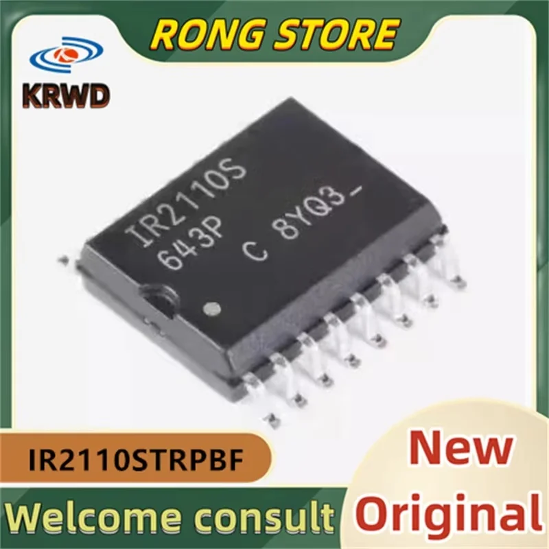 (5PCS)  IR2110S New and Original Chip IC IR2110STRPBF  IR2110  SOP-16 500V high-side and low-side gate driver IC