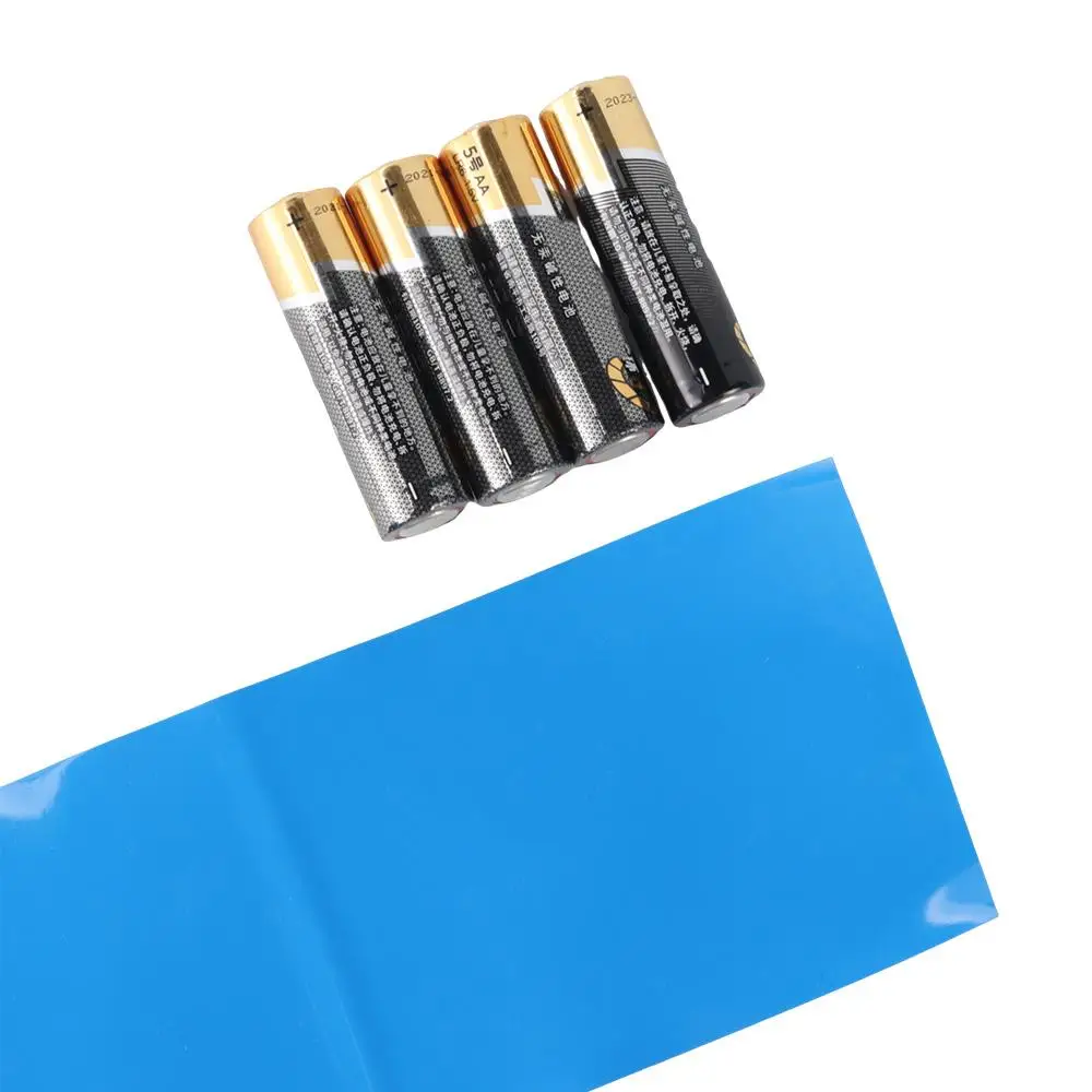 1Meter/Pack New Li-ion Wrap Heat Shrink Tube PVC 18650 Battery Pack Shrinkable Film Multi Sizes 70-200mm Width Tape Sleeves