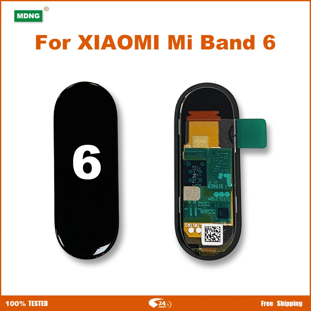 For Xiaomi Mi Band 6 LCD AMOLED Display Screen Touch Digitizer Replacement