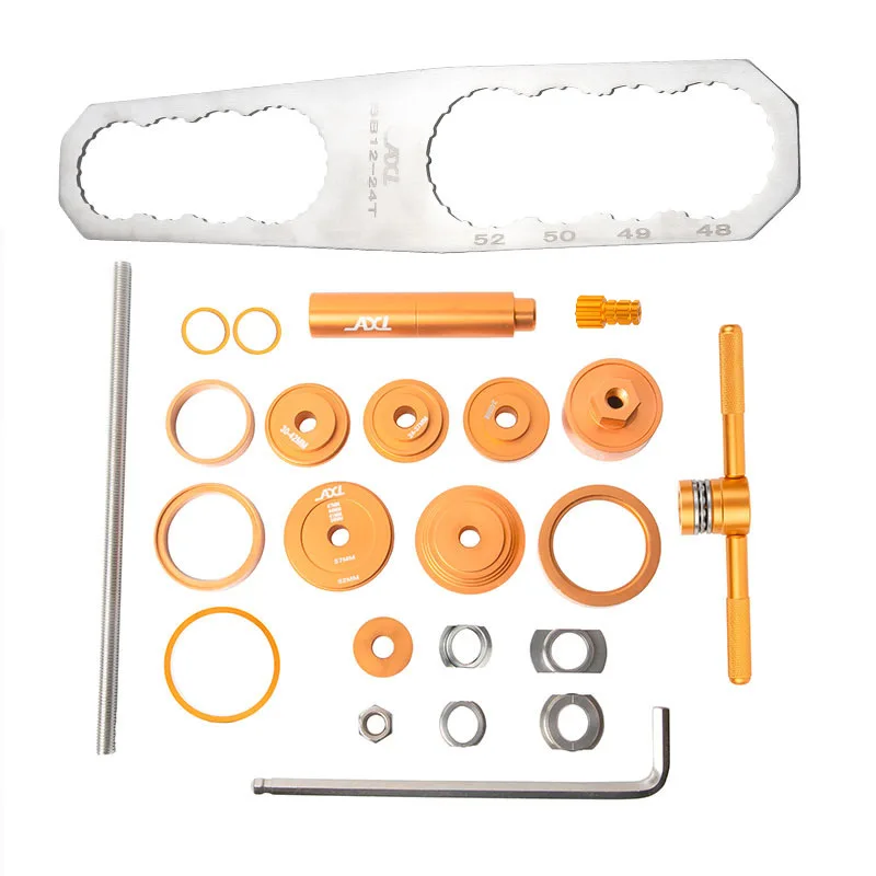 Bicycle Threaded/Press-Fit Bottom Bracket 24-30 Axle BB30-86-92 Bearing Static Installation and Removal Tool