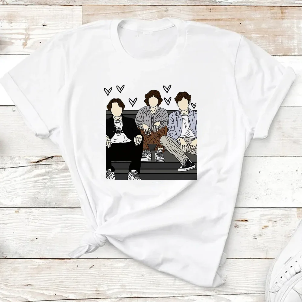 Papa's Home imprimer femmes à manches courtes col rond vêtements Sturniolo triplets t-shirt graphique t-shirts femmes vêtements