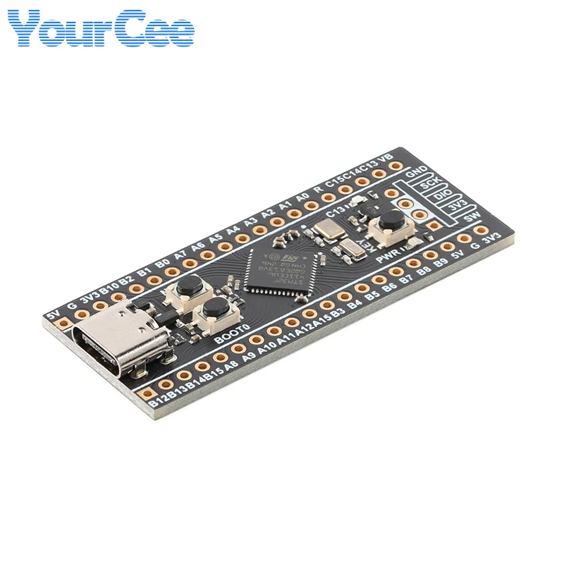 2pcs/1pc STM32F411CEU6 STM32F4 Core Small System Learning Development Board PCB Module Type-C USART IIC SPI USBFS 3.3-5V