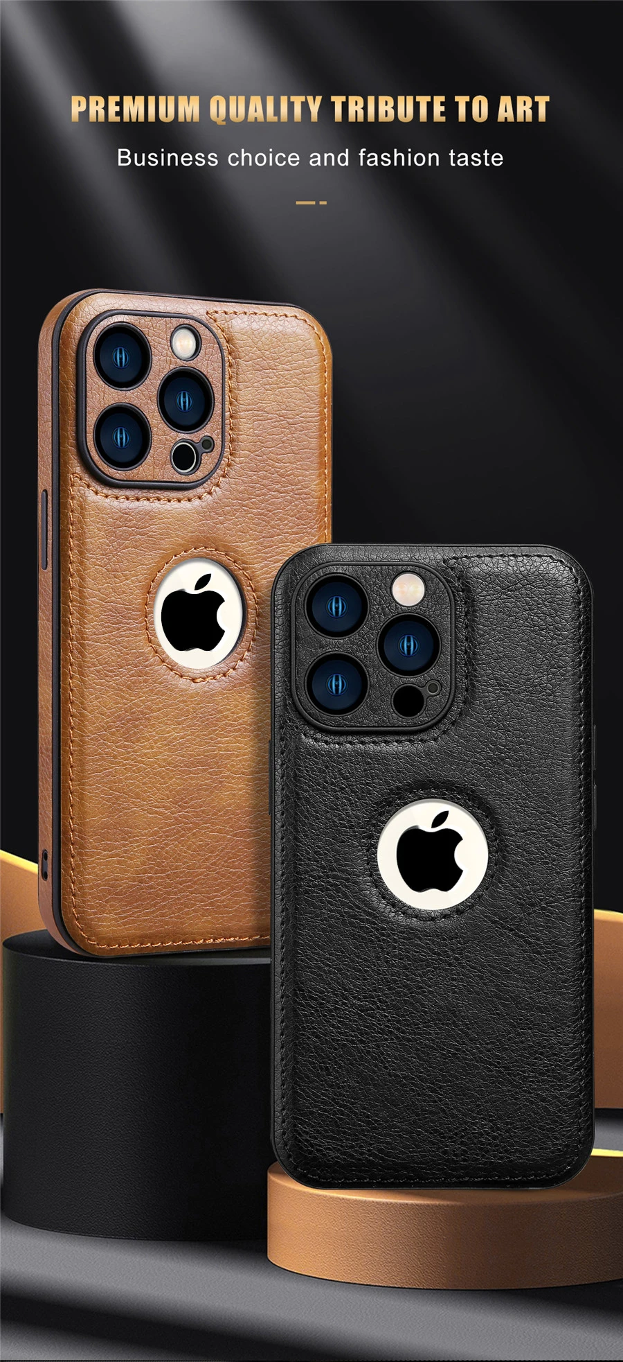 Luxury Leather Case for Apple iPhone 17 18 Pro Max 16e 15 14 13 12 11 16 Plus 18Pro Original Logo Silicone Lens Protect Cover