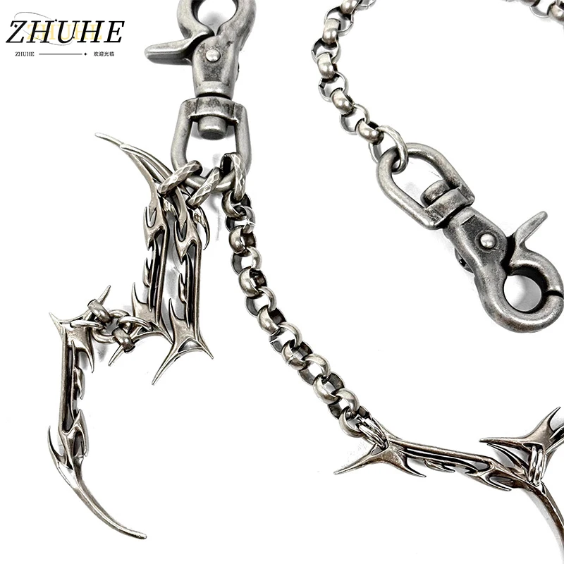 

Alternative Fashion Jewelry Accessories Edgy Waist Chain, Unisex Women Men Distinctive Pants Chain for Punk Looks