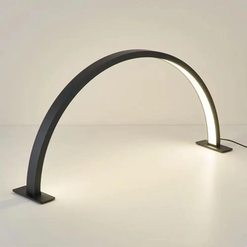 Ściemniana lampa do paznokci w kształcie litery U, oświetlenie 180 stopni, ochrona oczu, lampa do paznokci w kształcie półksiężyca, wielofunkcyjna, regulowana.
