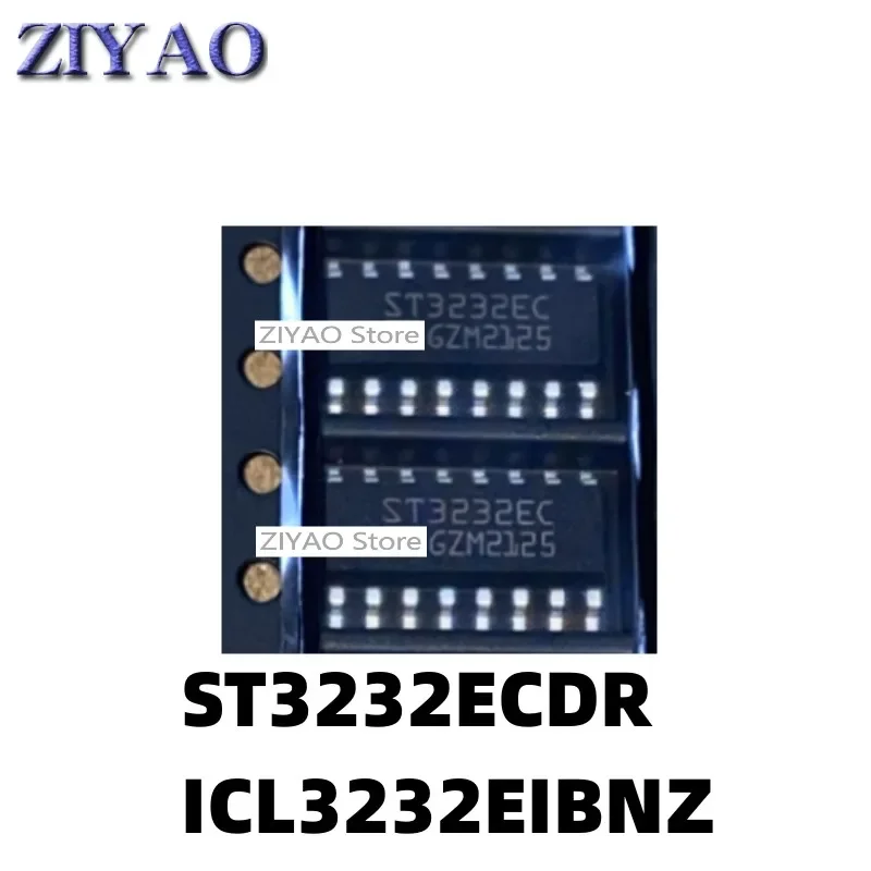 5PCS ST3232ECDR ST3232EC SOP16 3232EIBNZ ICL3232EIBNZ