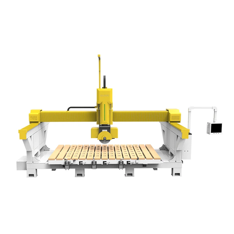 numerical control bridge saw machine single blade granite block cutting machines