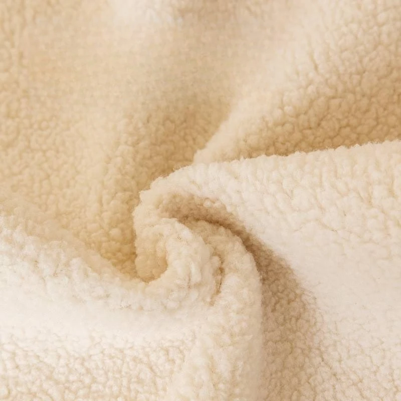 Lamb wool non-slip sofa cushion Winter cartoon sofa cover Thickened skin-friendly solid color sofa cushion