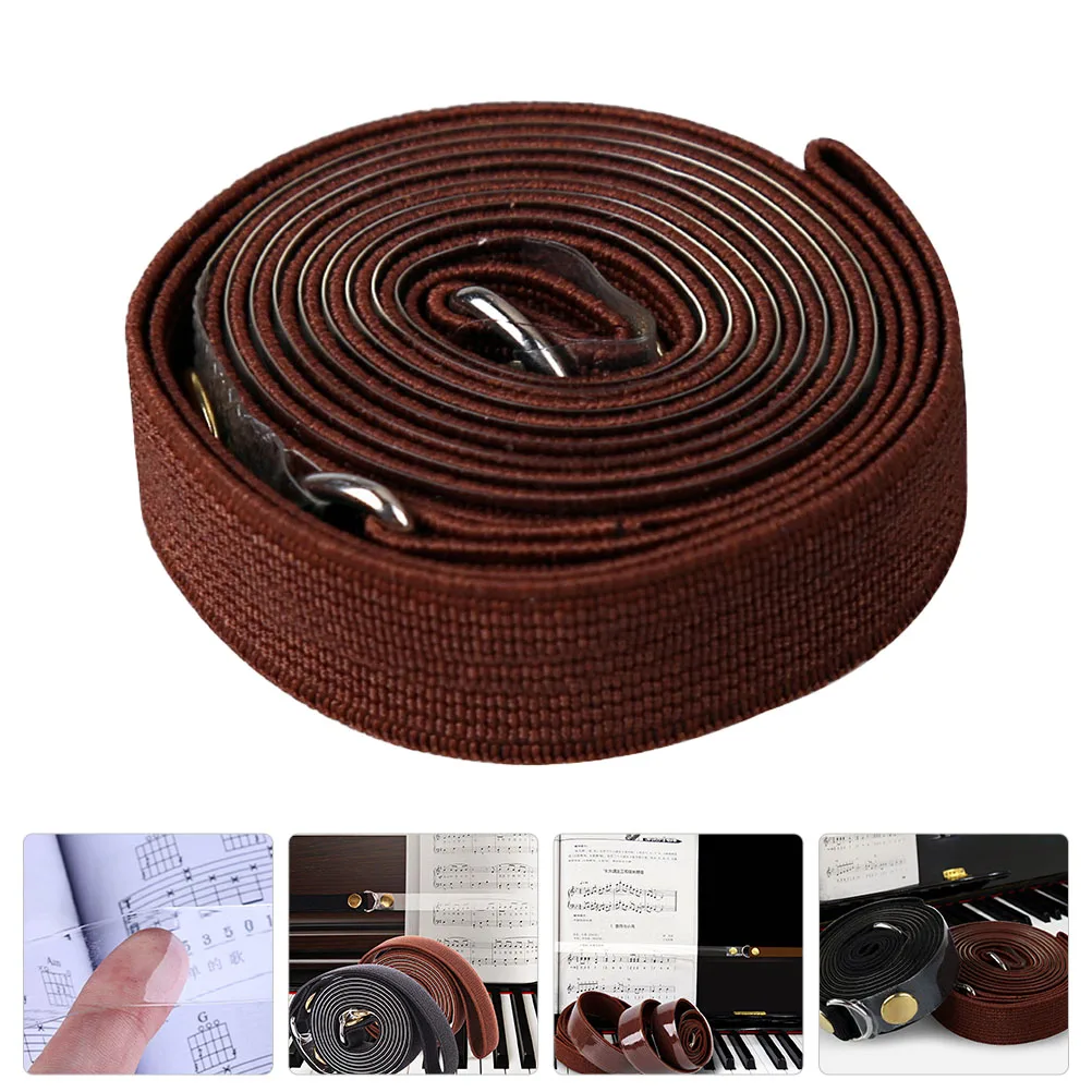 

Piano Score Tape Book Holder Page Fixing Belt Bookend Paper Tpu Material Music Fixed Band
