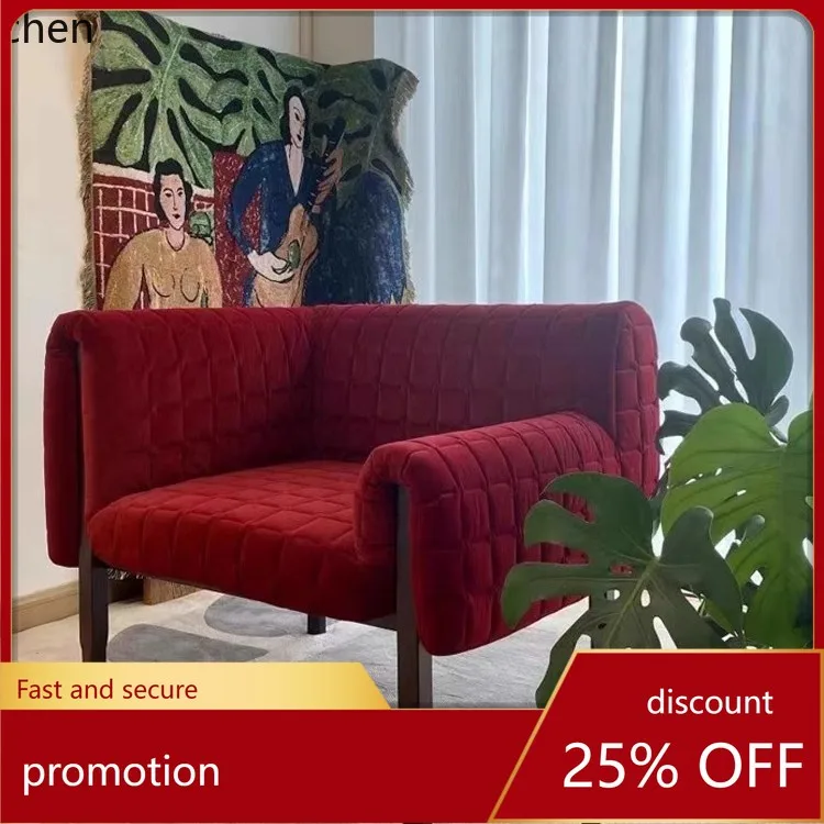 

HXL casual Sofa Chair Fabric casual Balcony casual Solid Wood Sofa